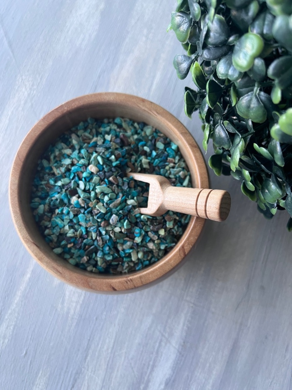 Chrysocolla chips
